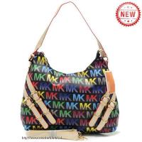 michael kors convertible monogram medium zwart multicolor schoudertas Winkel Almere Stad izben935